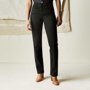 imogene and willie high waisted sophie black water dip size 23